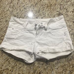 White shorts, slightly stretchy, size 3